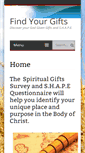 Mobile Screenshot of findyourgifts.org